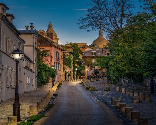 French provincial architecture and street