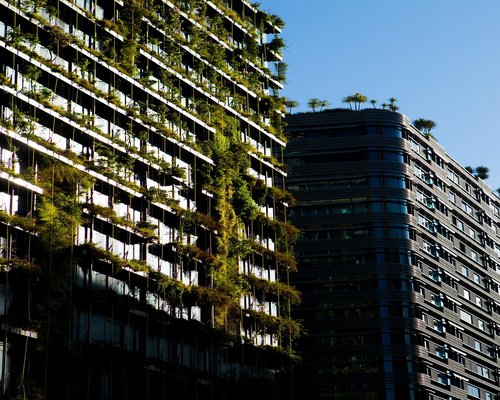 Modern eco friendly architecture in France